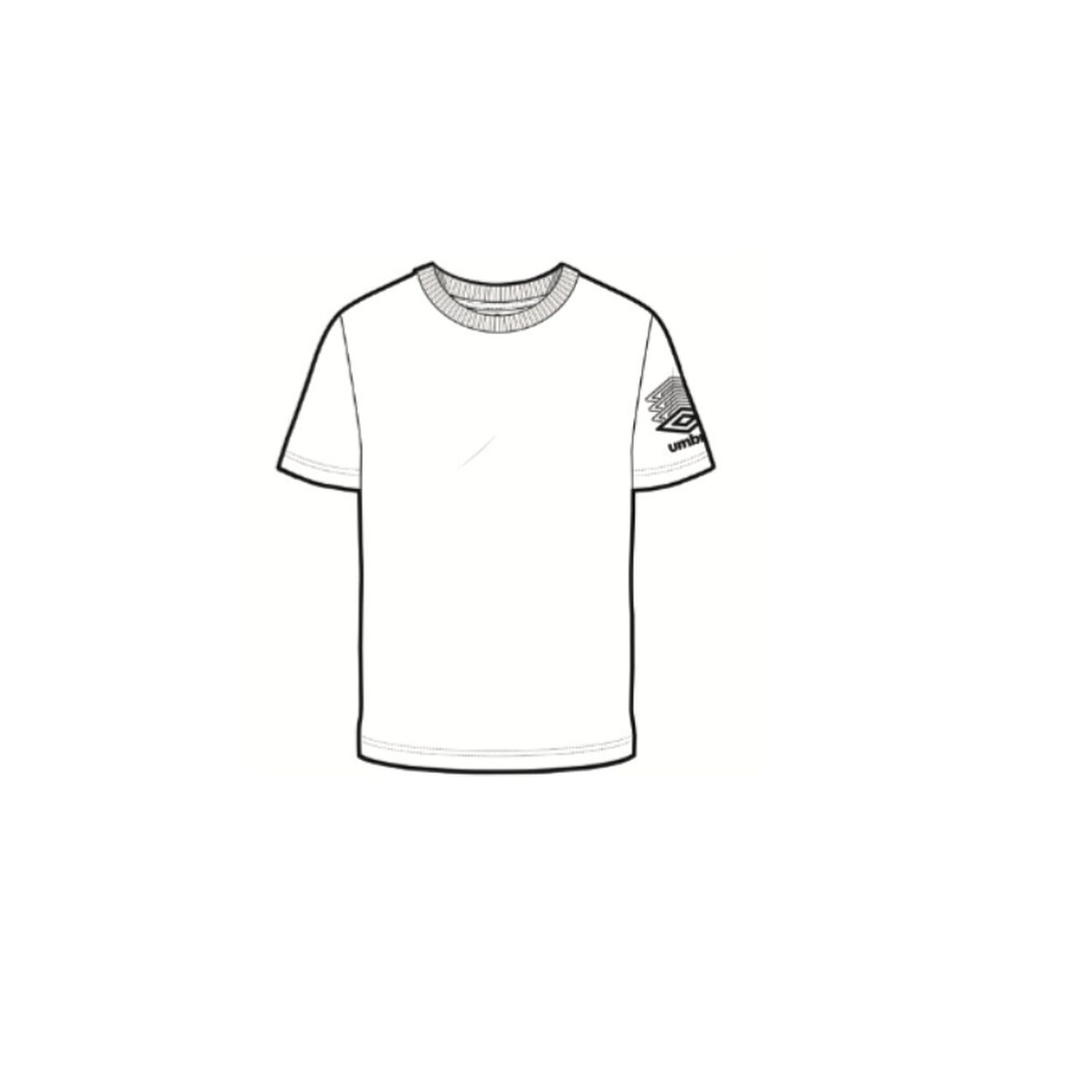 Camiseta de Manga Corta Hombre Umbro TERRACE 66207U 13V  Blanco - Vista 1