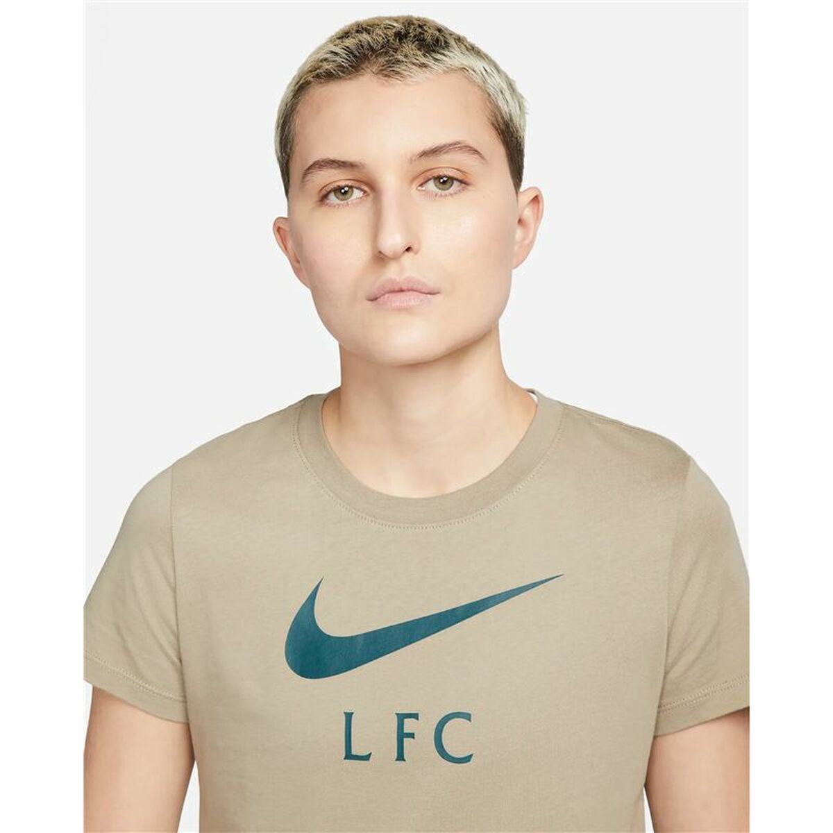 Camiseta de Manga Corta Mujer Nike Liverpool FC Marrón - Vista 3