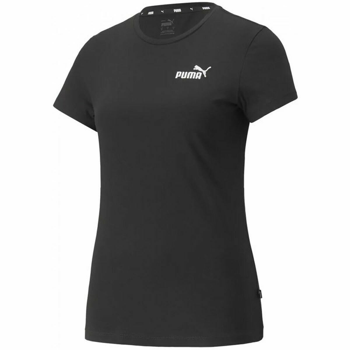 Camiseta Deportiva de Manga Corta Puma Essentials+ Embroidery Negro - Vista 1