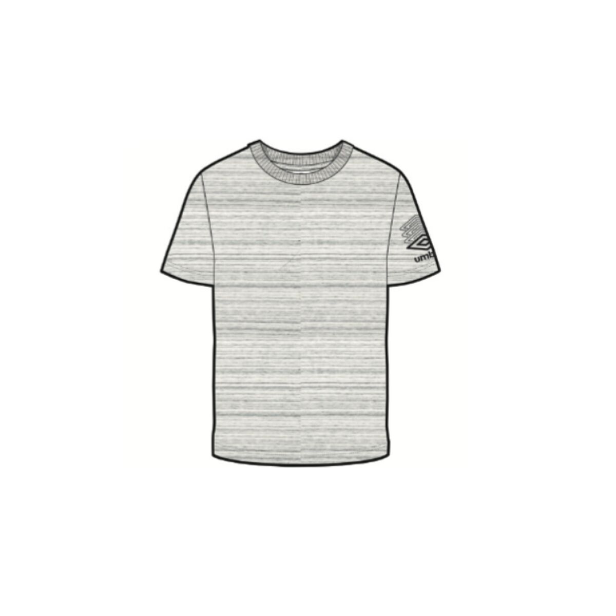Camiseta Deportiva de Manga Corta Umbro TERRACE 66207U 263  Gris - Vista 3