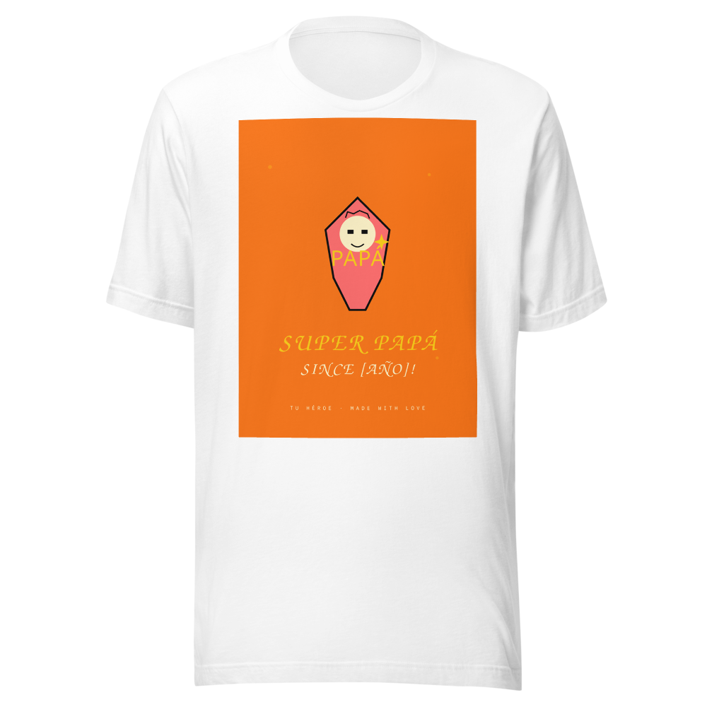 Camiseta Super Papá personalizada – Día del Padre 2026