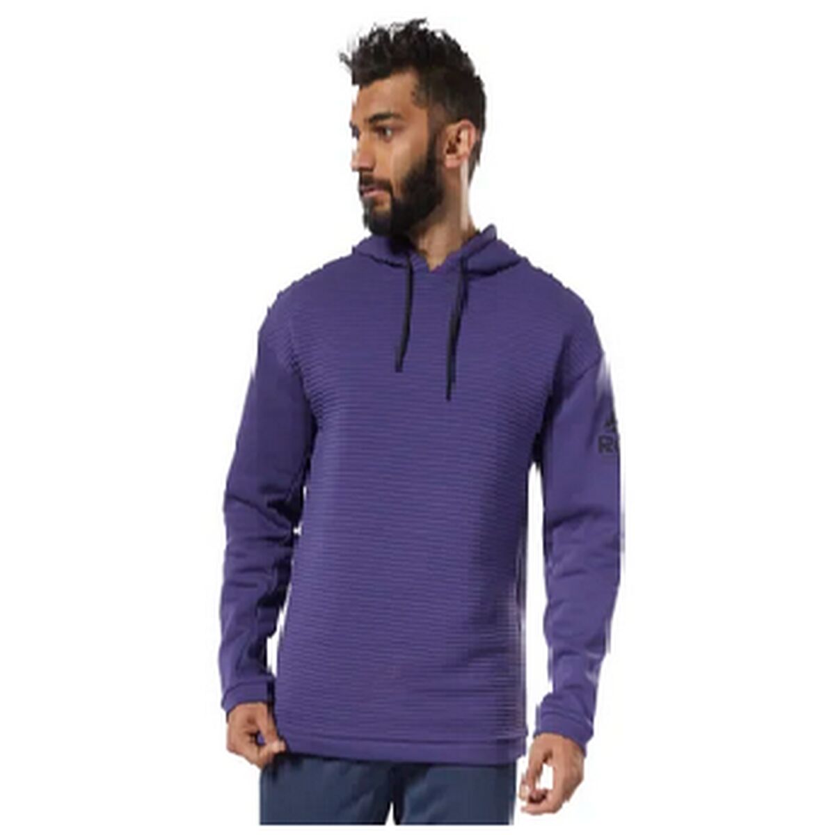 Sudadera con Capucha Hombre FLEECE OTH HOOD Reebok DY7802 Morado - Vista 9